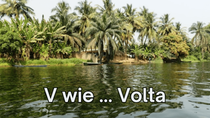 Fluss mit V - Volta