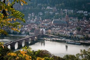 Deutscher Fluss mit N - Der Neckar (hier in Heidelberg)