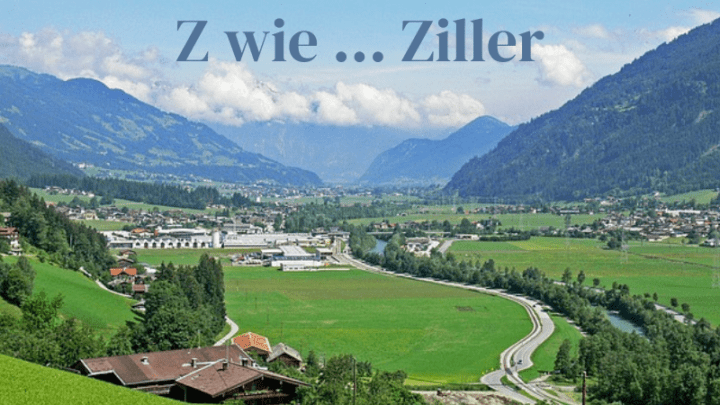 Fluss mit Z - Ziller in Österreich
