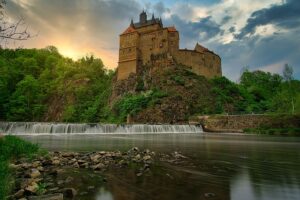 Deutscher Fluss mit Z: Burg Kirebstein an der Zschopau (Sachsen)