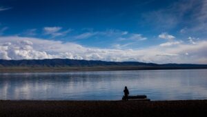 Ein Gewässer mit Q: Der Qinghai-See in China